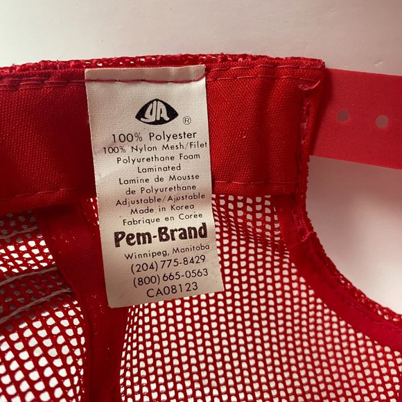 Vintage NEW Universal Truck & Trailer Freightliner 3 Stripe Trucker Snapback Hat - Picture 8 of 8